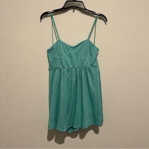 Urban Outfitters Gingham Spaghetti Strap Romper Retro Size Medium